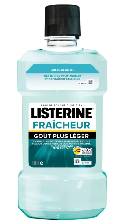 LISTERINE BAIN DE BOUCHE FRAICHEUR parapharmacie maroc